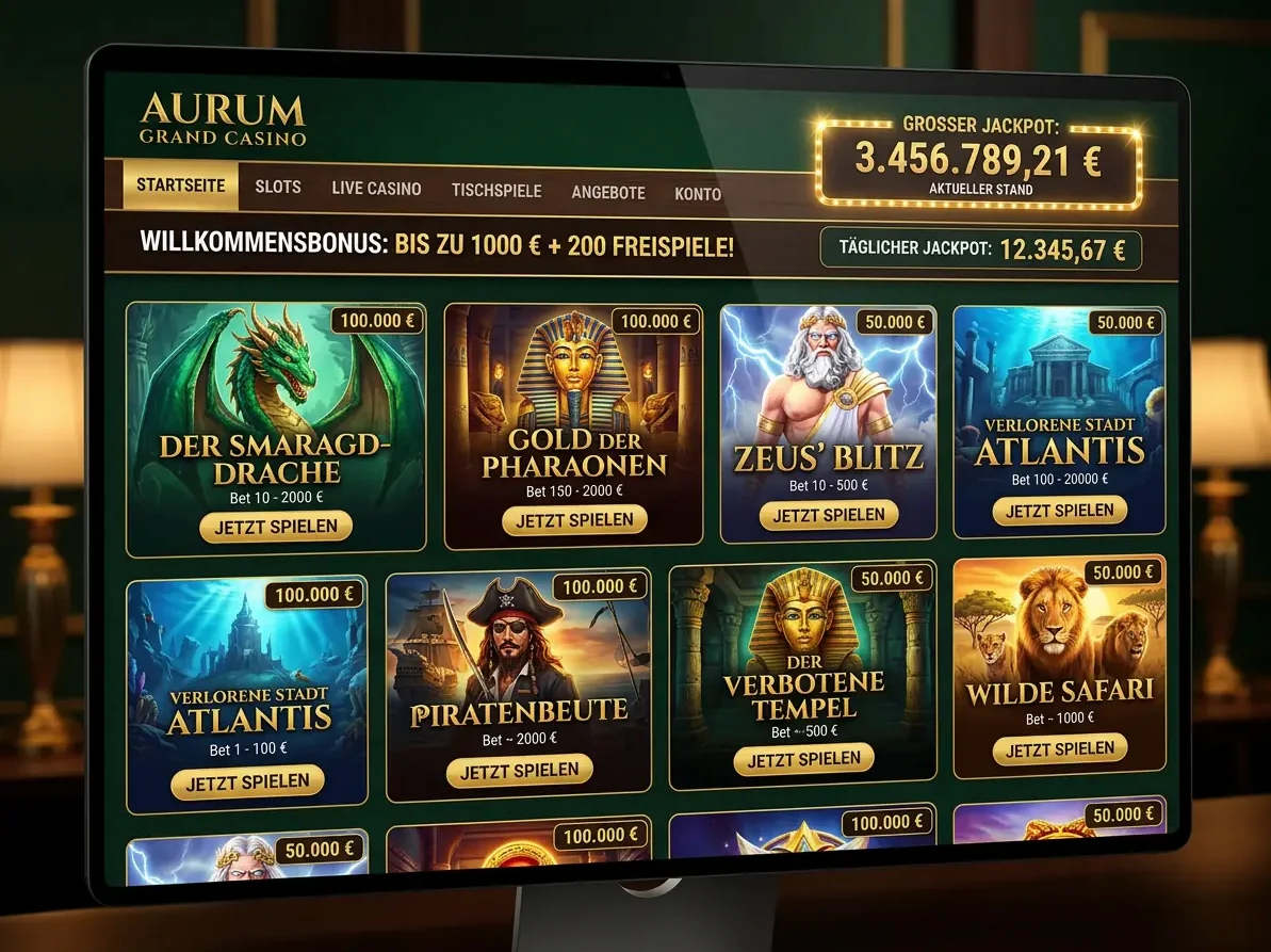Startseite von Vavada mit Spielen und Aktionen